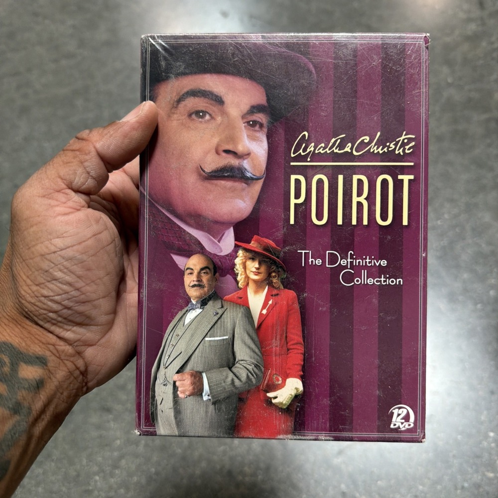 Agatha Christie Poirot - The Definitive Collection (DVD, 12-Disc Set) Brand New